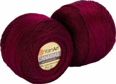 Zdjęcie produktu dla Yarn Art Canarias 0112 Claret Przędza szydełkowa