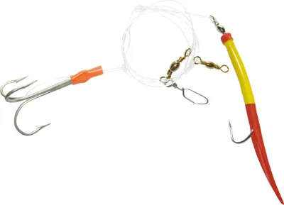 Produktbild von Dieter Eisele Überbeißersystem rot/gelb Haken 3/0+8/0 70cm 1,00mm
