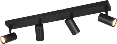 Produktbild von Reality Leuchten Deckenspot TARYN 4-flammig BHT 62x13,50x6 cm schwarz