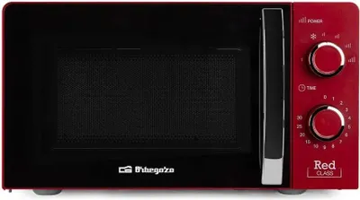 Produktbild von Orbegozo MI 2121, Arbeitsplatte, Solo-Mikrowelle, 20 l, 700 W, Drehregler, Rot