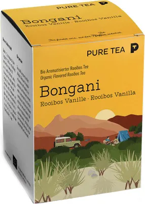 Produktbild von Puretea Bongani Rooibos Vanille 15 Beutel von Coffee and Flavor