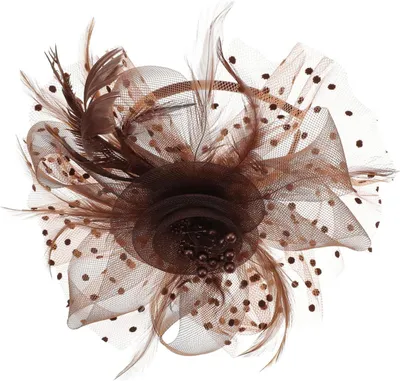 Produktbild von 2 Stirnbänder aus Blumennetz, Fascinator-Hut, Make-up-Stirnbänder, Hochzeitsdekoration, weißer Schleier, Kopfschmuck für die Braut, Netzband, Mädchen, Vintage, Feder
