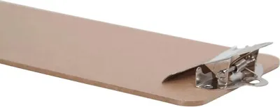 Produktbild von MAUL Klemmbrett MAULbill 28 x 11,2 cm Hochformat Hartfaser-Holz braun