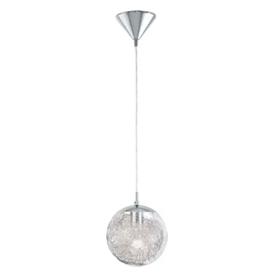 Zdjęcie produktu dla EGLO Luberio, Elastyczny montaż, Aluminium, Chrom, Przezroczysty, Aluminium, Chrom, Przezroczysty, Aluminium, Szkło, Stal, Aluminium, Szkło, Wewnętrzna
