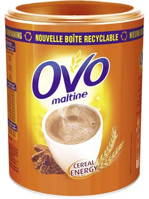 Productafbeelding van Ovomaltine Instantdrank 350g – Voedingsrijk maltextractpoeder met vitamines en mineralen