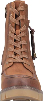 Produktbild von Rieker Damen Schnürboot Warmfutter Stiefelette Profilsohle Ziernaht 92032, Größe:39 EU, Farbe:Braun