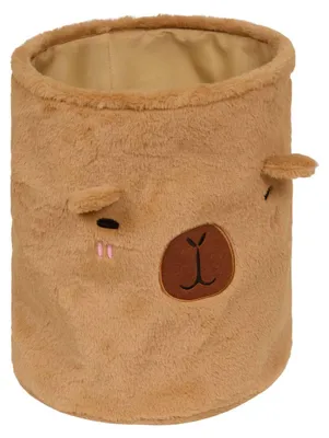 Produktbild von Capy-plüschkorb d.35 cm, zusammenklappbar, braun  - Atmosphera créateur d'intérieur