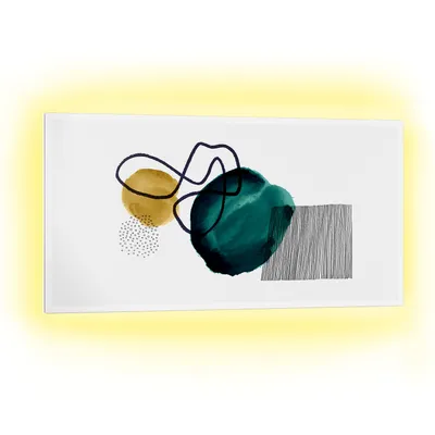 Produktbild von Klarstein 2-in-1 Infrarotheizung & Konvektor, Infrarotheizung mit Thermostat 1000W, IP44-Infrarotheizung zur Wandmontage mit App-Steuerung, Erkennung offener Fenster, Hybridheizung Elektrisch