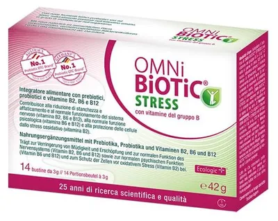 Immagine prodotto di Omni Biotic Stress Vitamine Gruppo B 14 Bustine Da 3 G