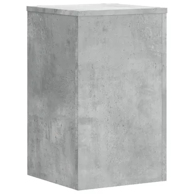 Produktbild von Pflanzenständer 2 Stk. Betongrau 30x30x50 cm Holzwerkstoff