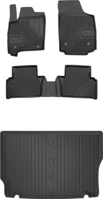 Produktbild von FROGUM Gummimatten Auto Fußmatten + Kofferraummatte für Opel Meriva A 2003-2010
