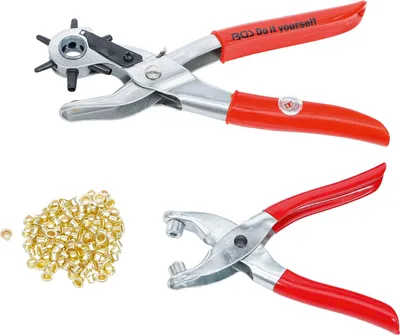 Immagine prodotto di BGS TECHNIC Pinze per punzonatura e rivettatura a revolver 75840, 102 pezzi