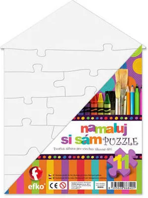 Image de Puzzle à peindre soi-même : maison