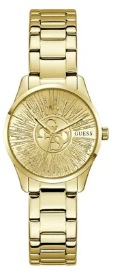 Produktbild von guess Armbanduhr Damen GW1108L2 Gold