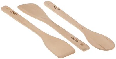Küchenbesteck-Set, 3-teilig, Holz, 34,5 cm
