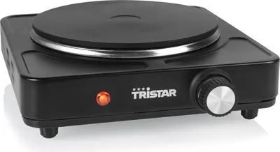 Produktbild von Tristar KP-6151, Schwarz, Arbeitsplatte, 18.5 cm, Versiegelte Platte, 1 Zone(n), 1 Zone(n)