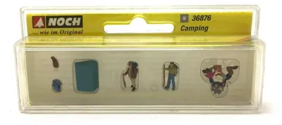 Camping-Set mit Modellfiguren, Kunststoff, 1 Stück