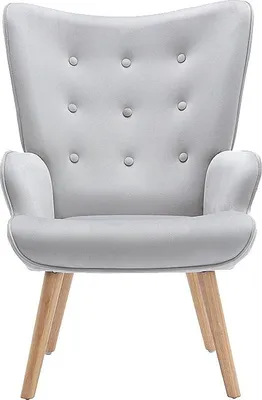 Produktbild von VATELY Sessel aus grauem Velours