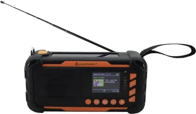 Productafbeelding van Soundmaster DAB115SW, draagbaar, DAB+, FM, 2 W, 4,98 cm (1,96 inch), USB-C, oranje, zwart