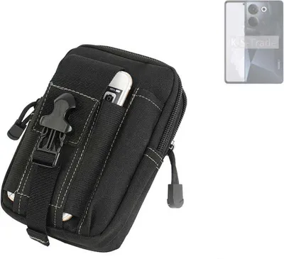 Produktbild von K-S-Trade Gürtel Tasche kompatibel mit Tecno Camon 20 Gürteltasche Holster Schutz Hülle Handy Hülle Smartphone outdoor Handy-Hülle schwarz