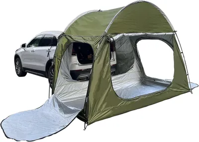 Obrázok produktu pre Stan pre auto, 300 x 150 x 210 cm, stan pripevnený k zadným dverám, vhodný pre 2-3 osoby, vodotesný, s ochranou pred slnkom