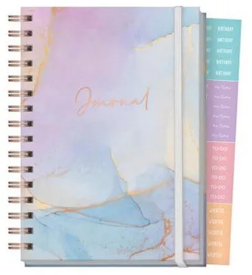 Produktbild von Journal Fancy dotted A5 [Bleu & Rosé]