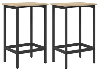 Produktbild von vidaXL Barhocker 2 stk. Sonoma-Eiche 40 x 32 x 74 cm Holzwerkstoff