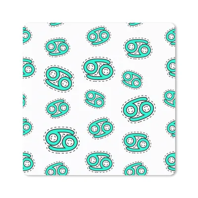 Produktbild von MuchoWow® Mauspad Mousepad Krebs - Astrologie - Tierkreiszeichen - Design 30x30 cm - Mousepads - Maus Mat - Pad - Mausunterlage - Gaming