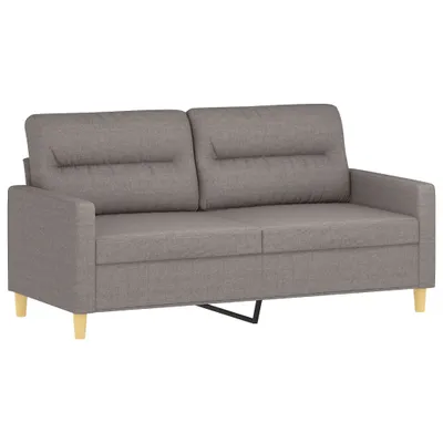 Produktbild von vidaXL 2-Sitzer-Sofa Taupe 140 cm Stoff