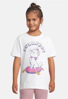 Immagine prodotto di Maglietta per bambini Mr. Tee Kids Aristocats, modello "Purfect Tee", colore bianco - taglia 122/128