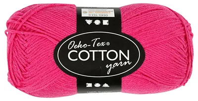Obrázek produktu pro Creativ Company 431230, Kreativní tvoření, Růžová, Bavlna, 170 m, 50 g