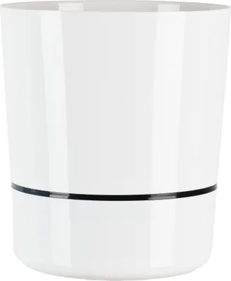 Obrázek produktu pro KADAX "Chisa" květináč, kulatý květináč, plastový květináč, květináč, 25 cm, bílý