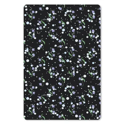 Obrázok produktu pre Podložka pod myš - Kvety - Vzory - Pastelové - 18x27cm - Rohožka pod myš