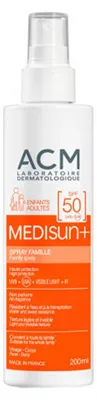 Image de Spray solaire pour le corps et le visage SPF 50+  Medisun Spray 200 ml