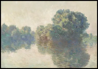 Obrázek produktu pro Plakát 100x70cm Seina v Giverny, Monet Vintage do Salonu