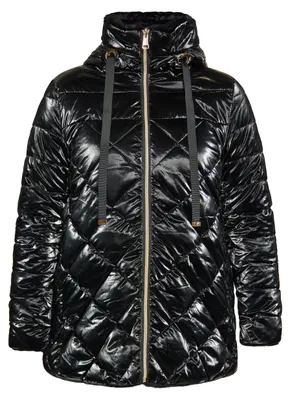 Image de Manteau matelassé long pour femme Jeona - noir, XXL