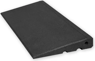 DEMA Bordsteinrampe Aus Vollgummi - 90cm Auffahrhilfe Für Rollstuhl & Kinderwagen