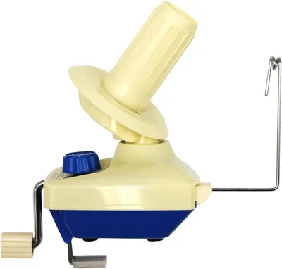 Productafbeelding van Garen Bal Winder - Handmatig Wikkelapparaat - Wol Organiseren - Stevige Klembasis - 4 oz Capaciteit - Wit