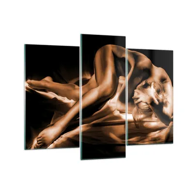 Produktbild von Bilder auf glas - Nackte Frau Akt Modell Photofitness - 130x100cm - Glasbilder - Wandbilder - Kunstdruck - Wanddekoration aus Glas - Glas Bilder - Wandbild auf Glas - GCB130x100-0349