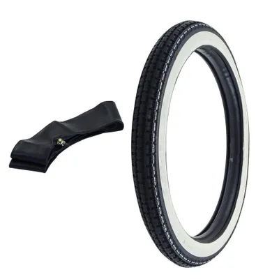 Obrázek produktu pro Pneumatiky Whitewall Kenda K252 2.25-17 (2 1/4 x 17)33L TT + duše