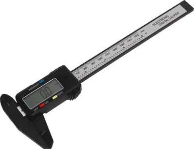 Obrázok produktu pre Digitálny kaliber, digitálny posuvný kaliber, elektronický posuvný kaliber, plastový digitálny posuvný kaliber, milimetrový kaliber na prepočet na palce, merací nástroj kaliper
