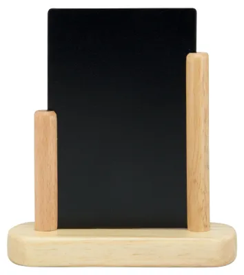 Productafbeelding van Securit® Elegant: A6-tafelbord van beukenhout