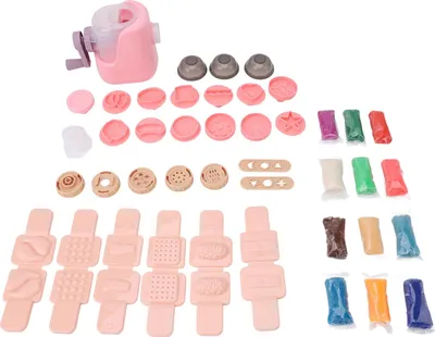 Immagine prodotto di Set per fare la pasta per bambini con strumenti per modellare, impastatrice a colori, giocattoli per la casa e la scuola materna