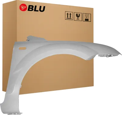 Immagine prodotto di BLU Parafango compatibile con Ford FOCUS MK2 II O3 03 Destra Silber MondstaubSilber | 2004-2008 | Anteriore | Verniciato | Pronto per il montaggio | Acciaio