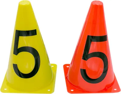 Zdjęcie produktu dla Stożek znacznikowy nr 5 Naranja Fluor 23 Cm