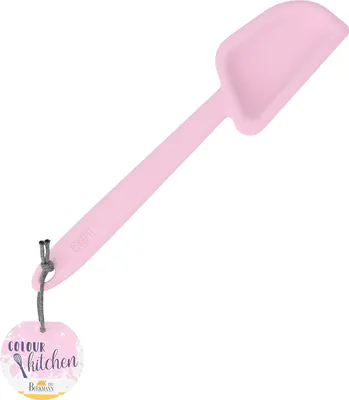Produktbild von BIRKMANN Teiglöffel, rosa, 29 x 6,5 cm, aus lebensmittelechtem Silikon, BPA-frei, 422544