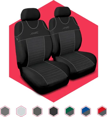 Produktbild von Autositzbezüge Universal Schonbezüge Sitzauflage PKW 1+1 Vorne Polyester Grau