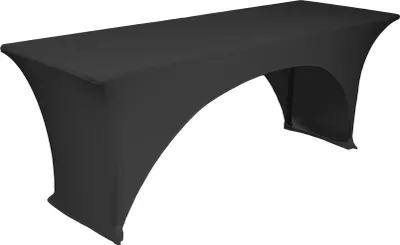 Produktbild von TexDeko Stretch Biertischhussen für Bierzeltgarnitur strapazierfähig (nur Biertisch) 220 x 50cm Anthrazit Festzeltgarnitur