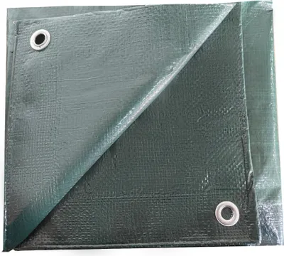 Produktbild von TrendLine Gewebeplane 110 g/m²  6 x 1,5 m = 9 m² grün mit Ösen