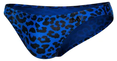 Produktbild von MODUS VIVENDI Leopard Mesh Low Cut Brief Blue - Größe L